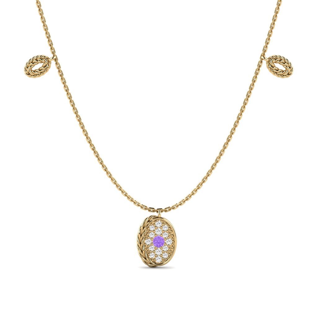 Amethyst Women's Necklace Borer
