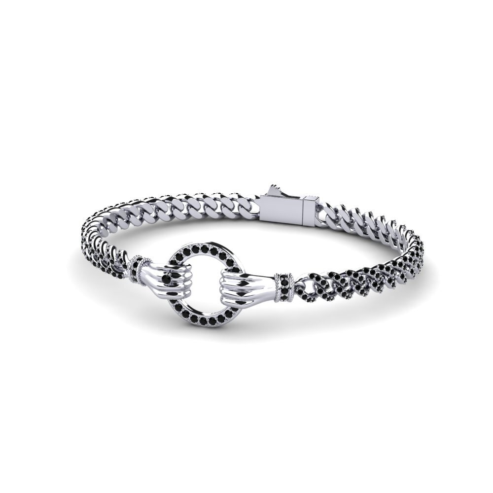 Ónix Negro Pulsera de Mujer Boretes