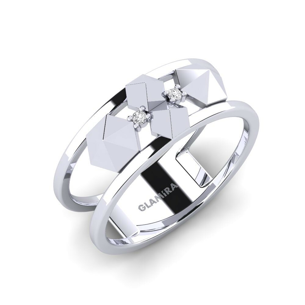 18ct White Gold Ring Boteng