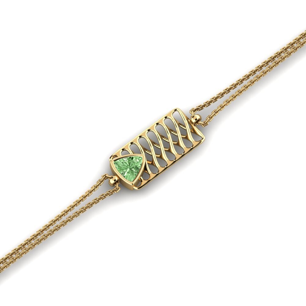 Trillón Diamante verde Pulsera Boucher