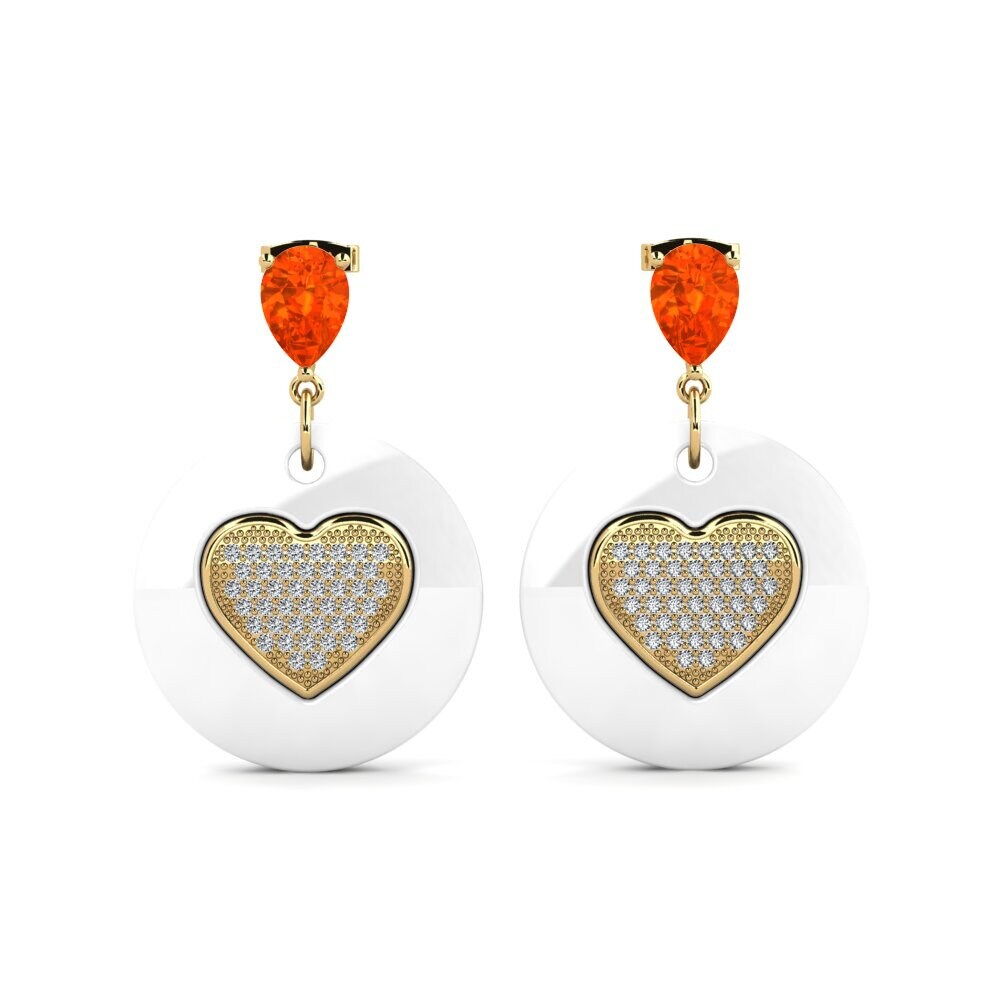 Fire Opal Women's Earring Bourke