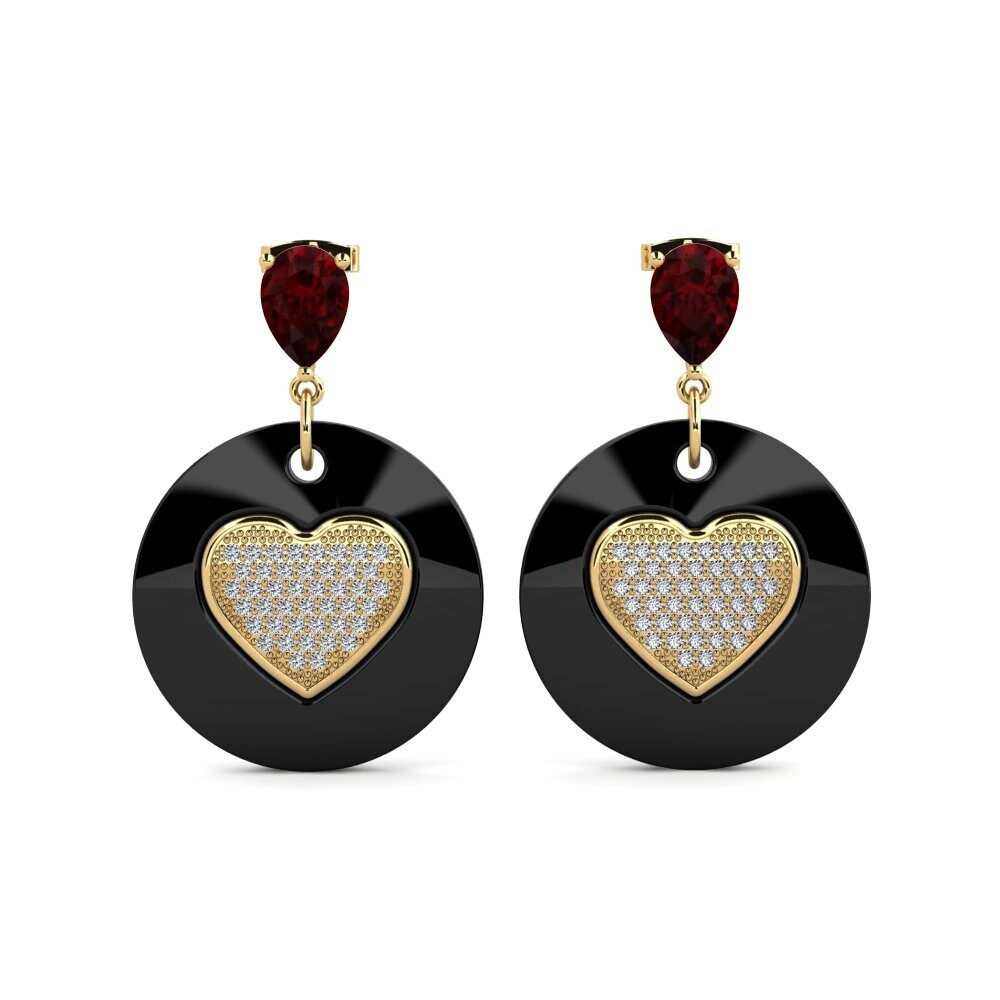 Pear Garnet Women's Earring Bourke