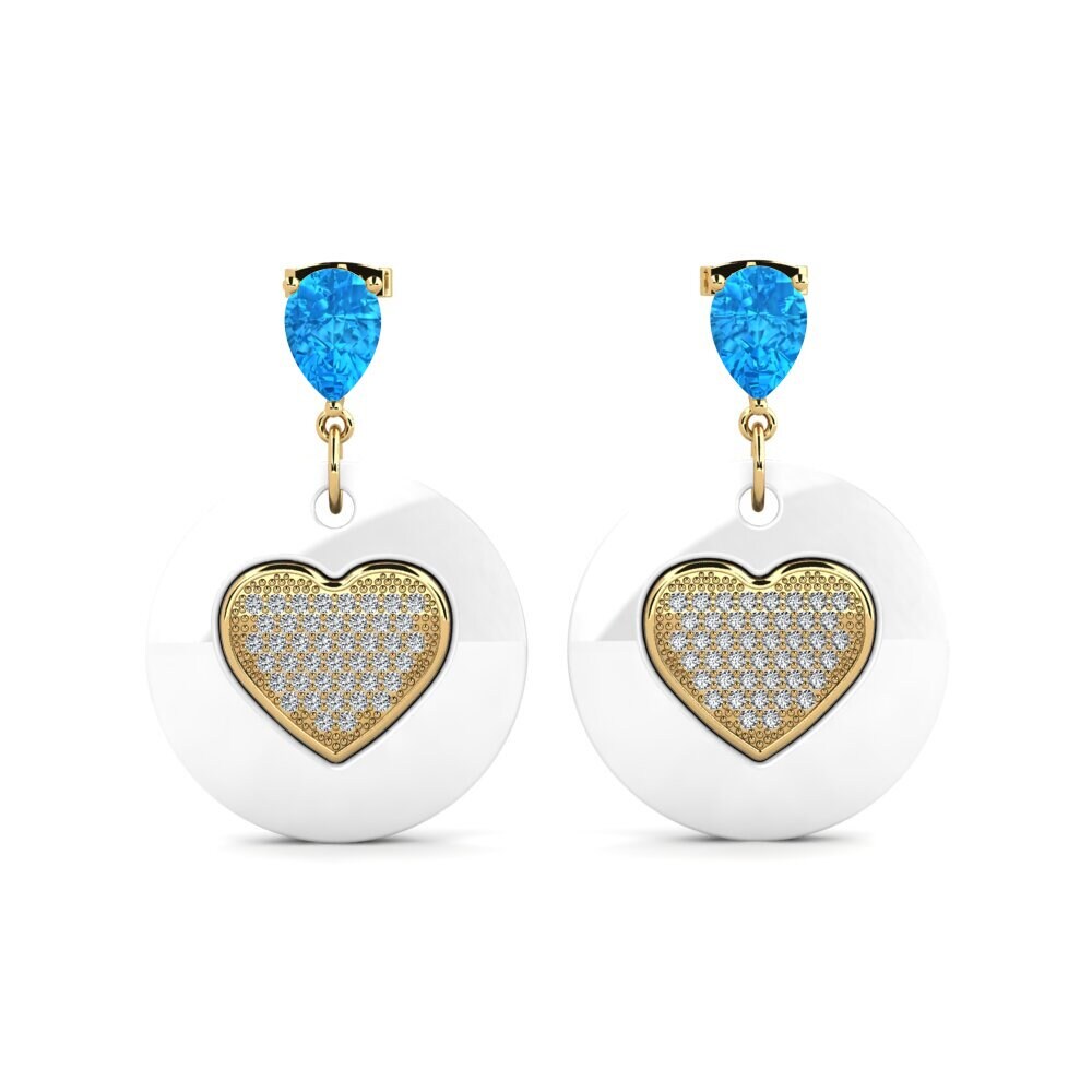 Blue Topaz Women's Earring Bourke