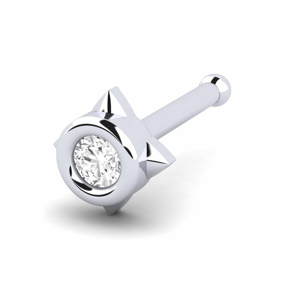 Diamant-saffier Neus Pin Boutondor