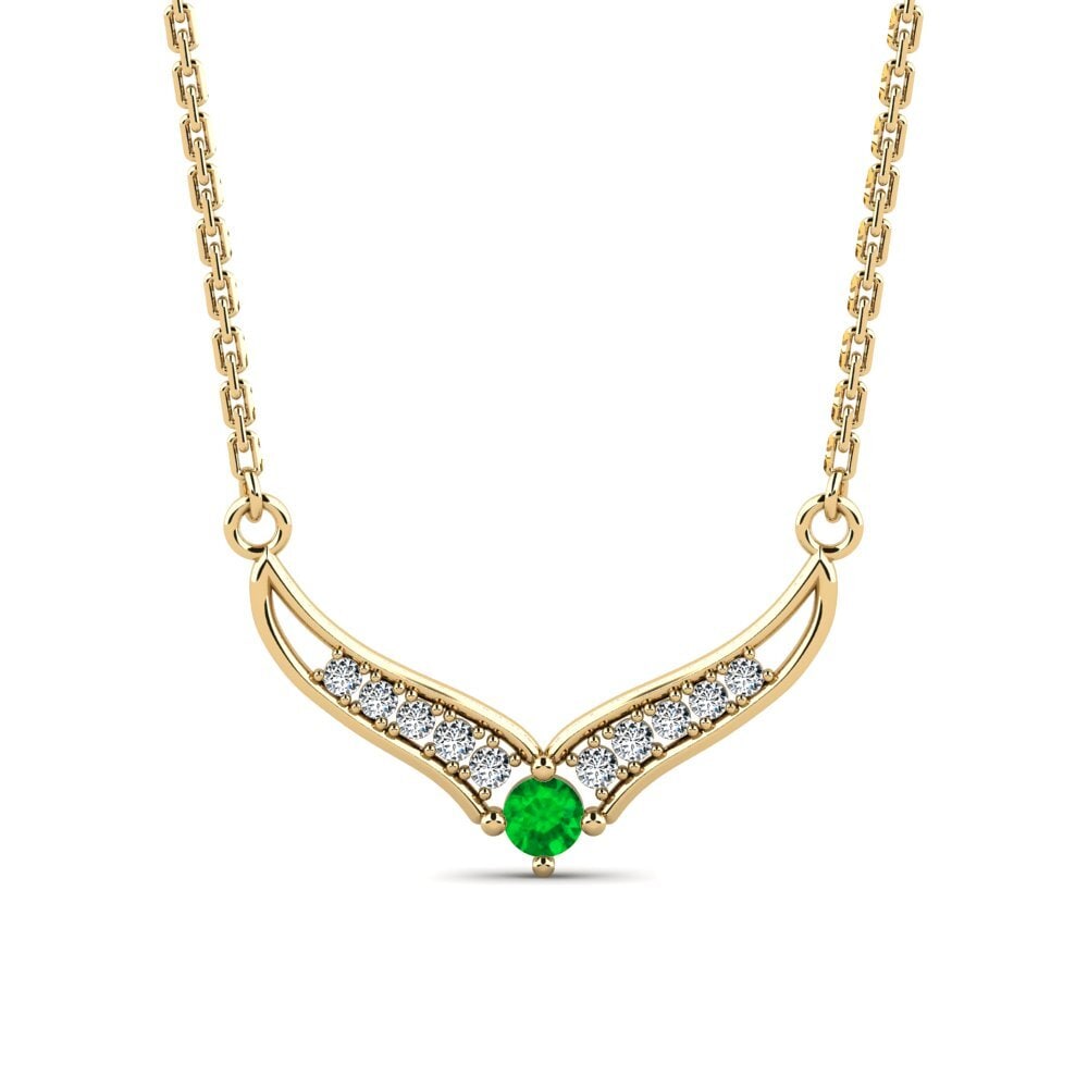 Emerald Women's Necklace Boyza