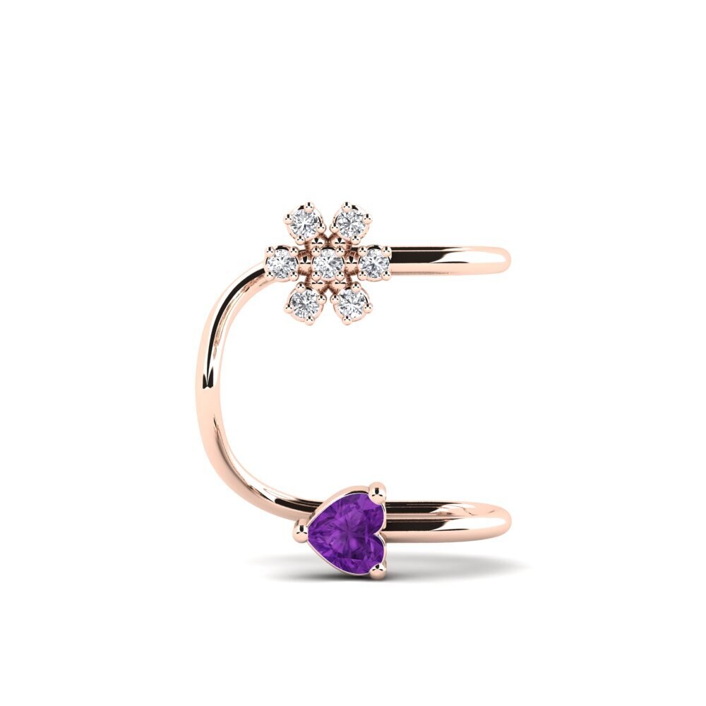 Amethyst Women's Earring Bozelle