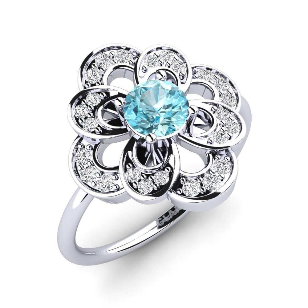 Blue Zircon Ring Brage