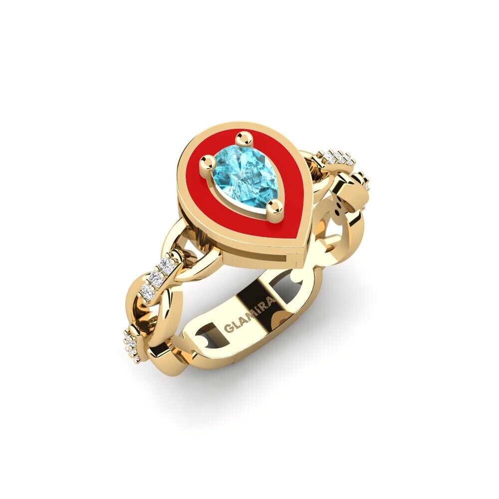 Blue Zircon SYLVIE Ring Braks - A