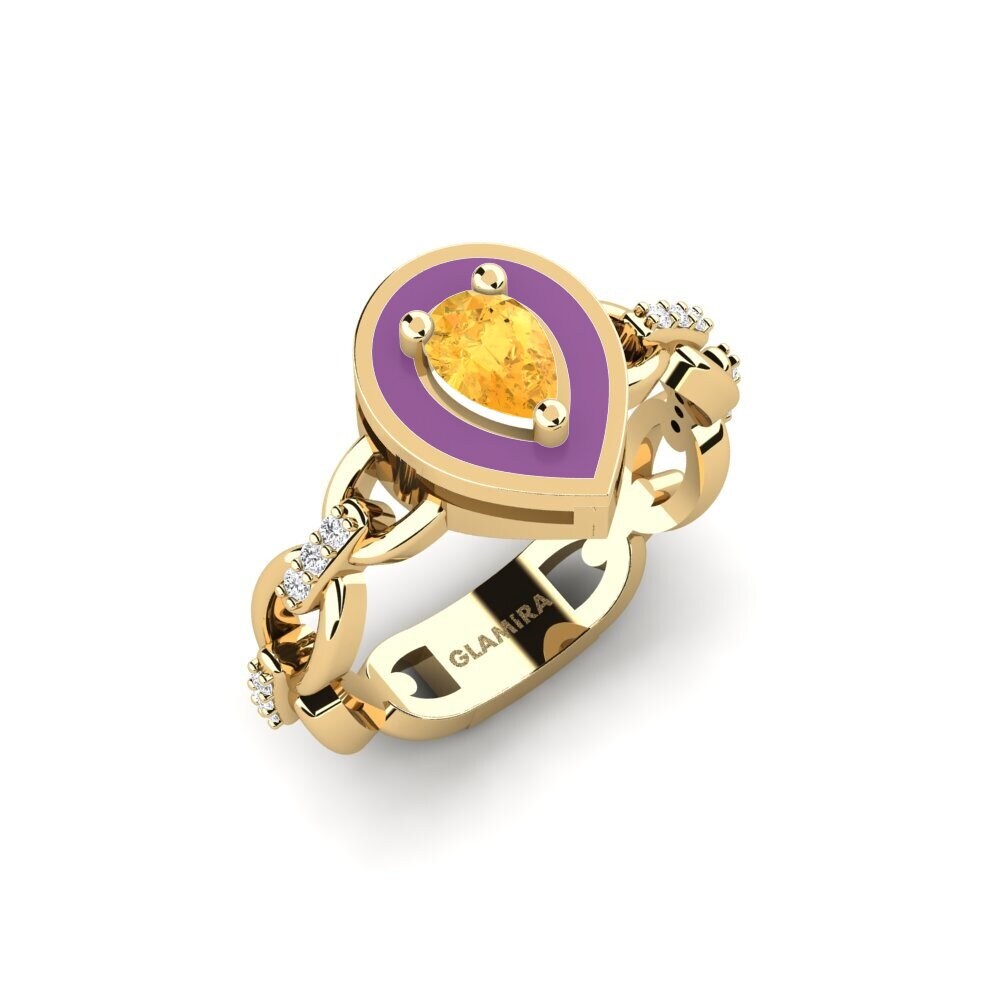 Citrine SYLVIE Ring Braks - A