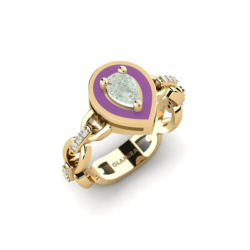 Green Amethyst SYLVIE Ring Braks - A