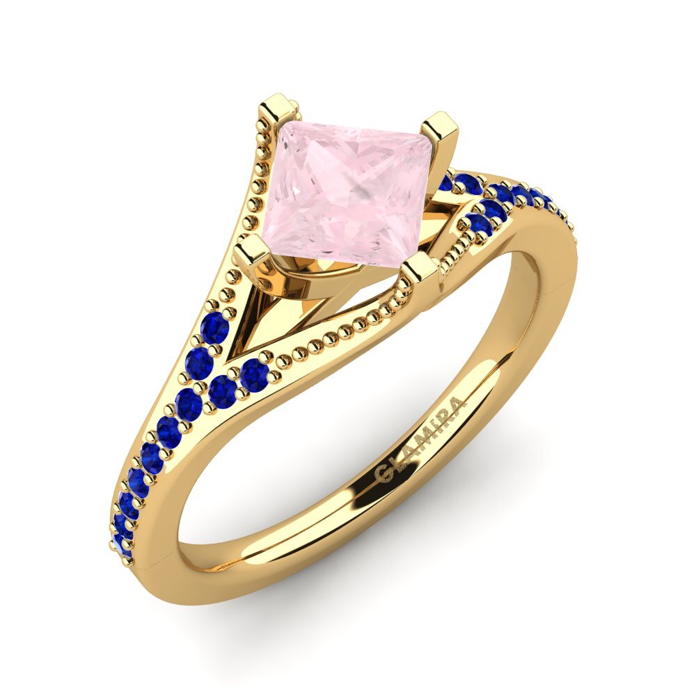 Rose Quartz Engagement Ring Brambles