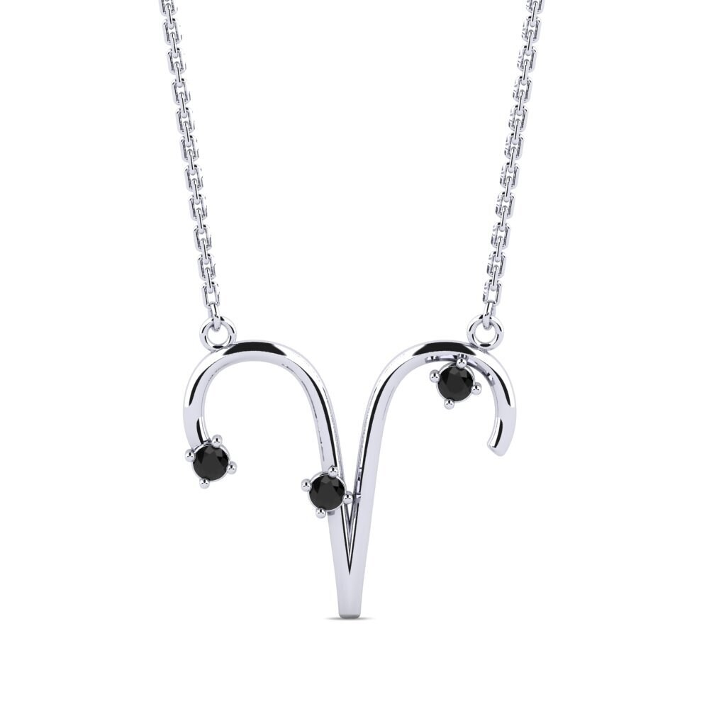 Black Onyx Women's Necklace Brandie - Aries