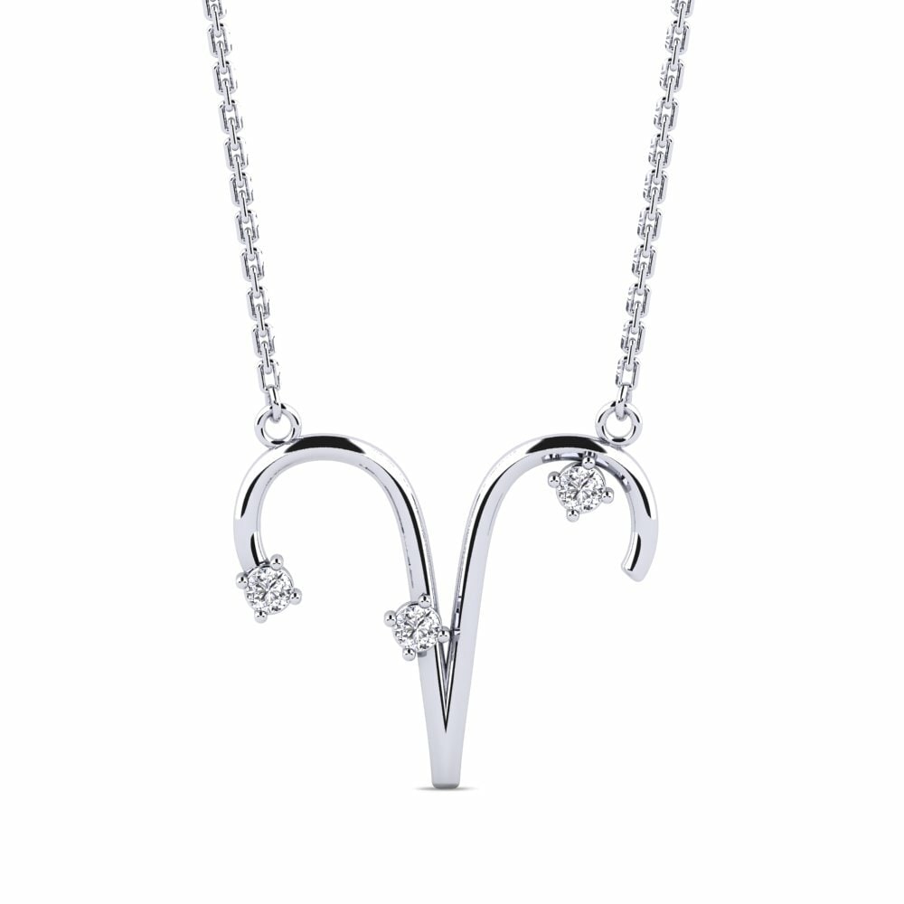 Lab Grown Diamond Women's Necklace Brandie - Aries