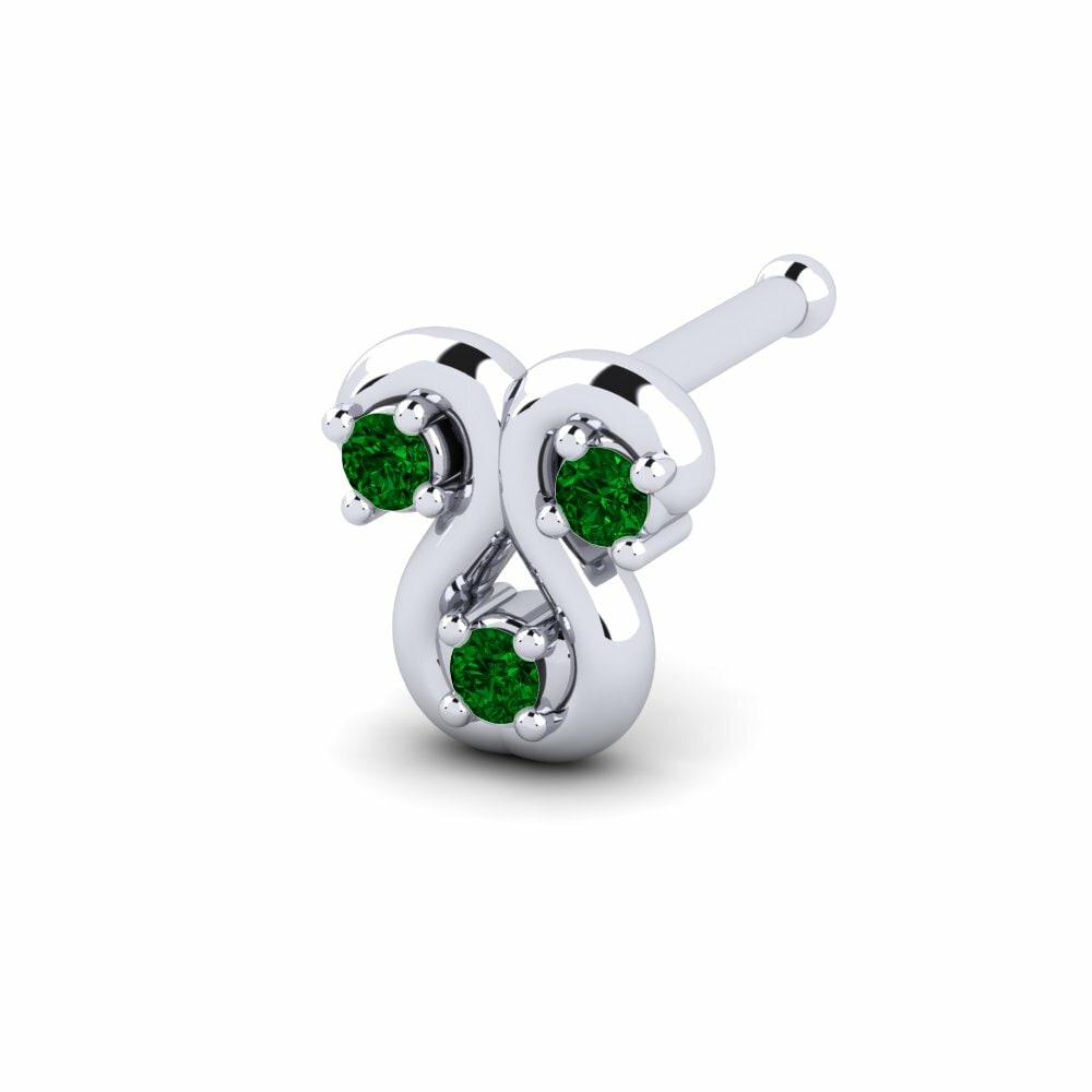 Groene Zirkoon Neus Pin Brantels