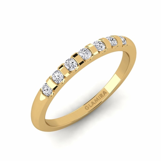 Ring Brasfield 585 Yellow Gold & Diamond