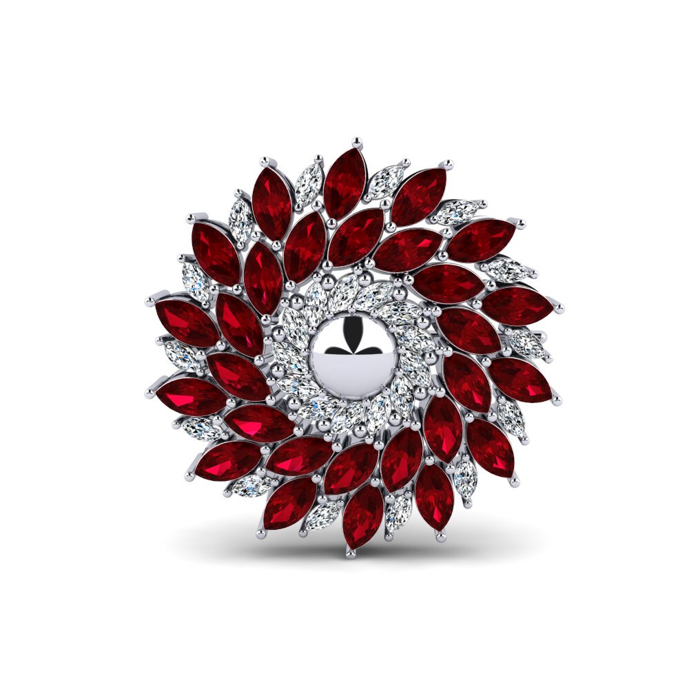 Circonita Roja Broche Breaker