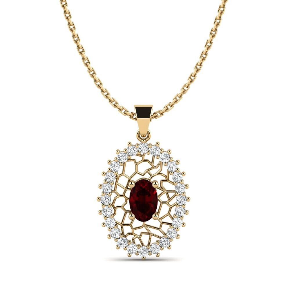 Garnet Women's Pendant Brebieres
