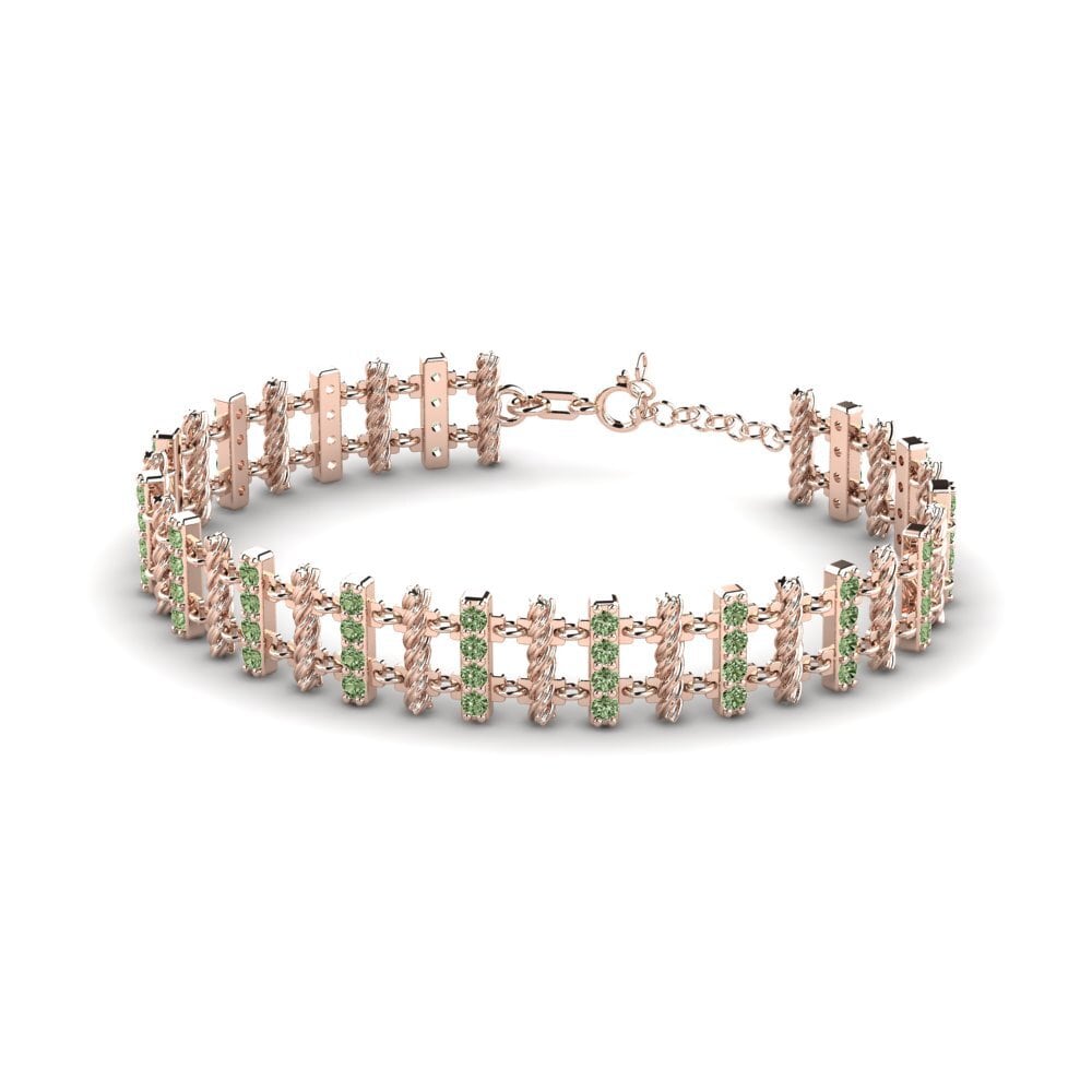 Diamante Verde Pulsera de Mujer Breton
