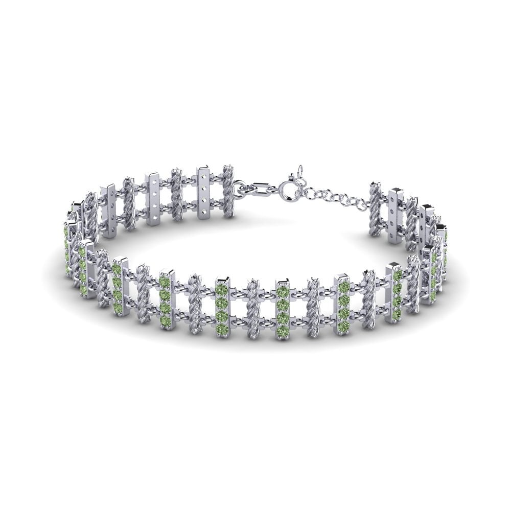 Paladio Diamante Verde Pulsera de Mujer Breton