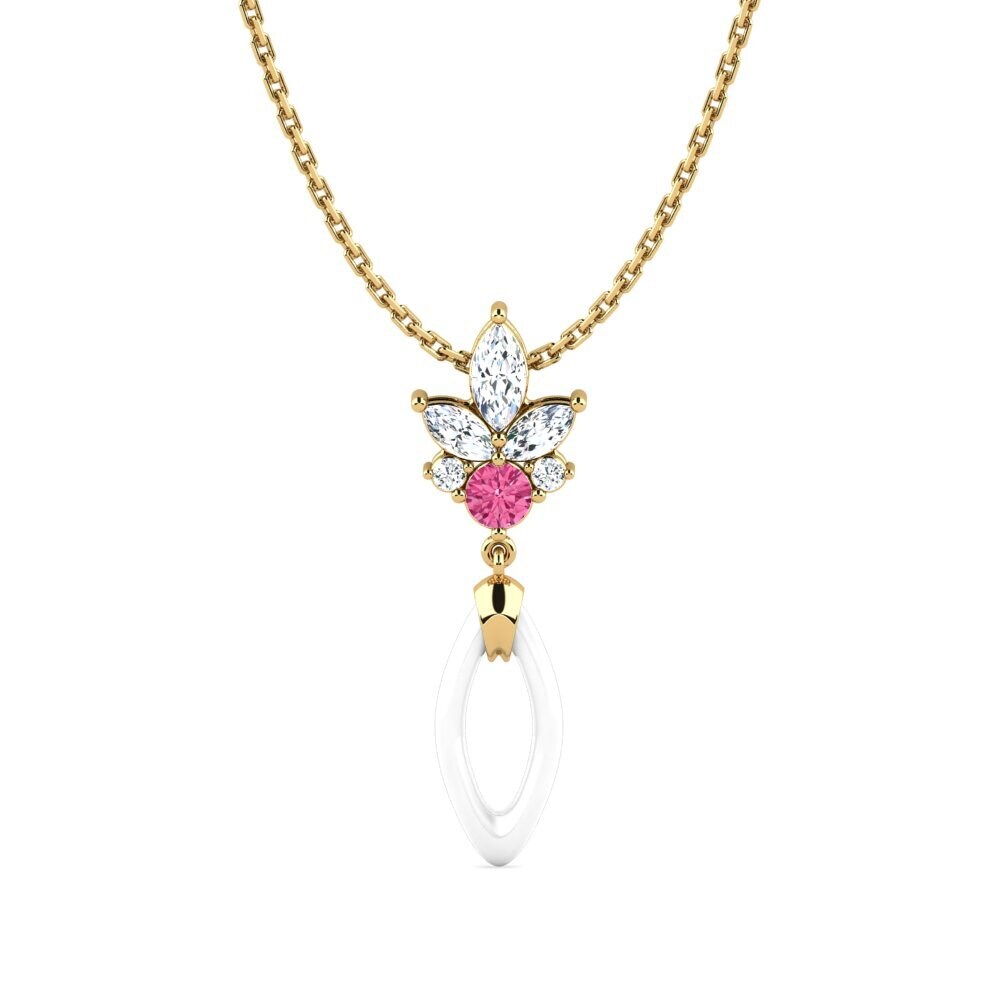 Pink Tourmaline Women's Pendant Brewer