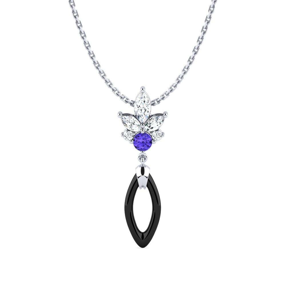 950 Platinum Tanzanite Women's Pendant Brewer