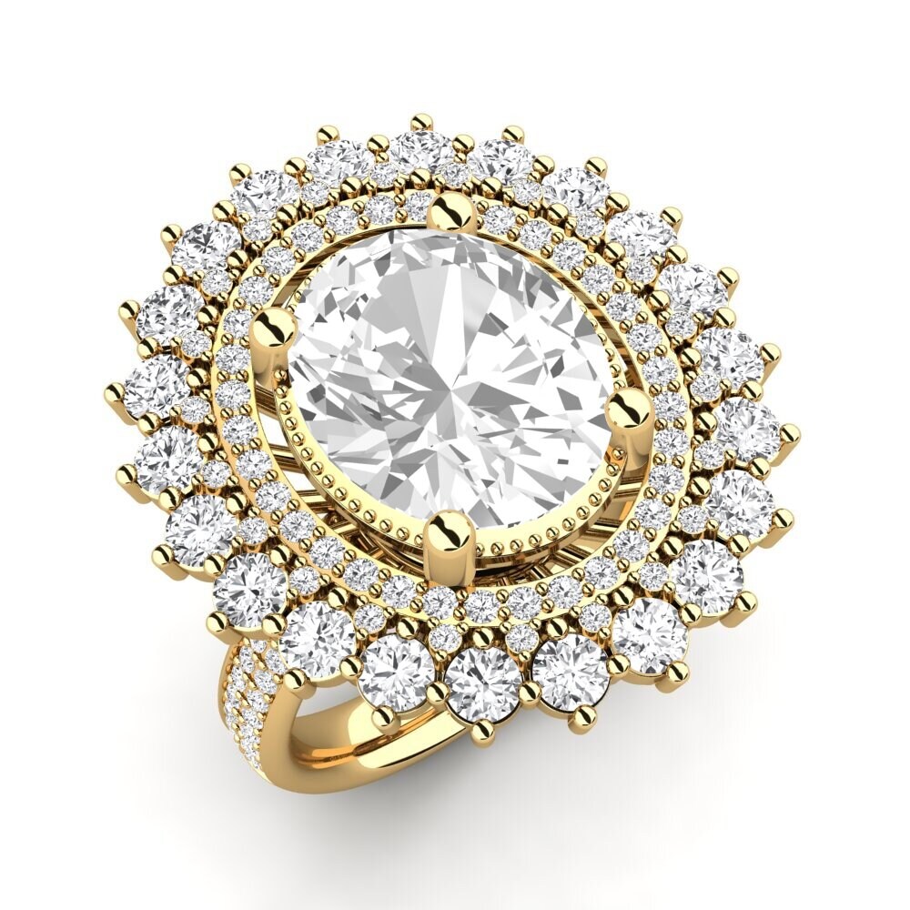 9ct Yellow Gold Engagement Ring Brianica