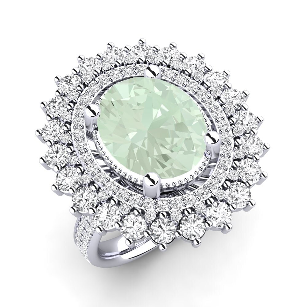 18ct White Gold Engagement Ring Brianica