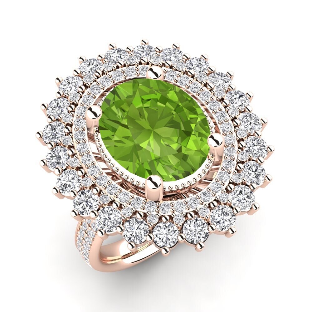 Peridot Engagement Ring Brianica