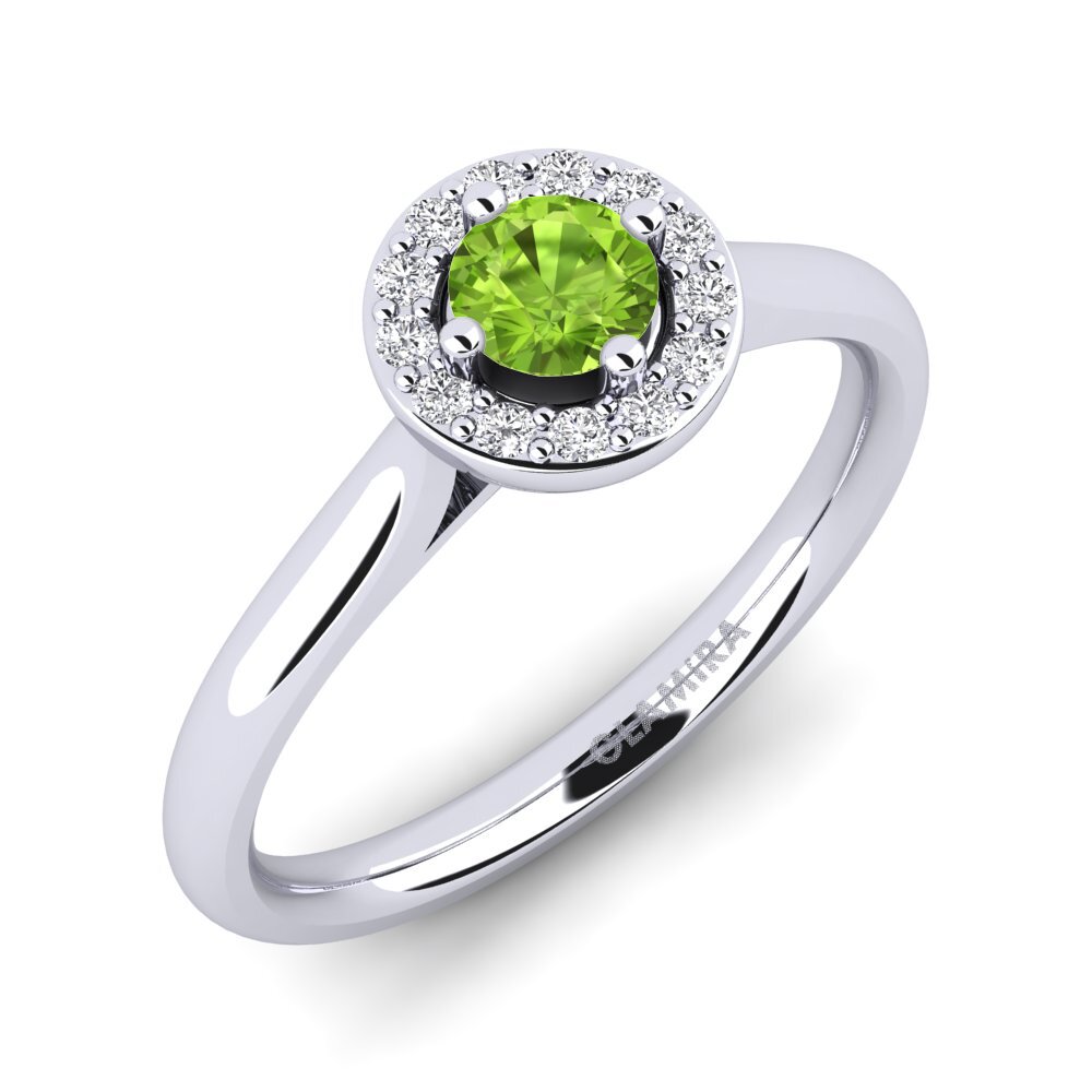Peridot Engagement Ring Brianna 0.25 crt
