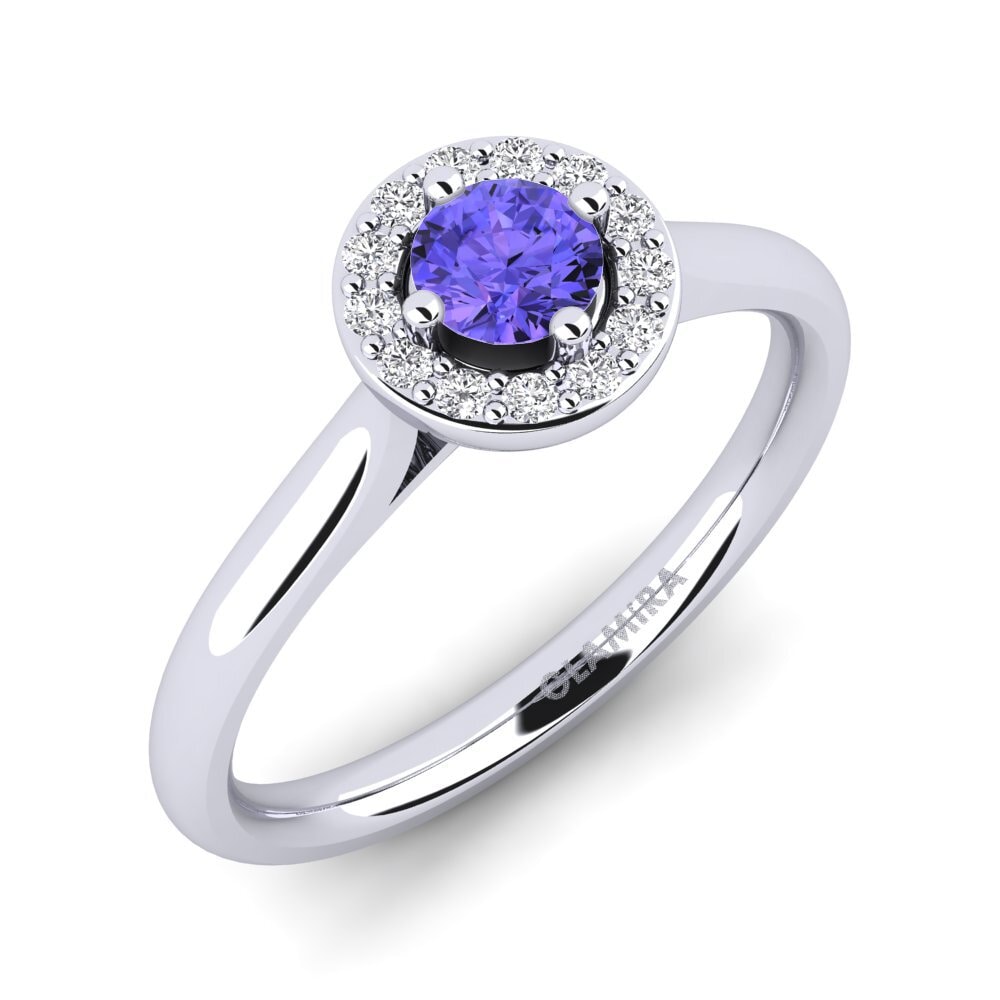 Tanzanite Engagement Ring Brianna 0.25 crt