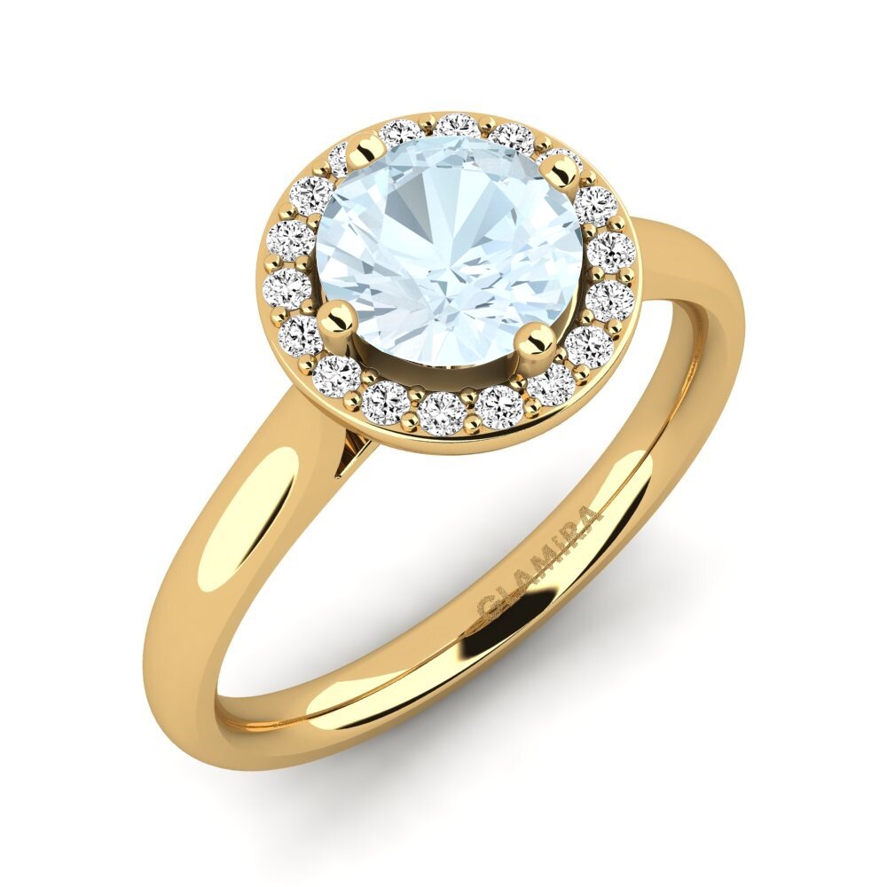 Aquamarijn Verlovingsring Brianna 1.0 crt