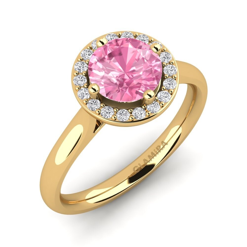Pink Sapphire Engagement Ring Brianna 1.0 crt