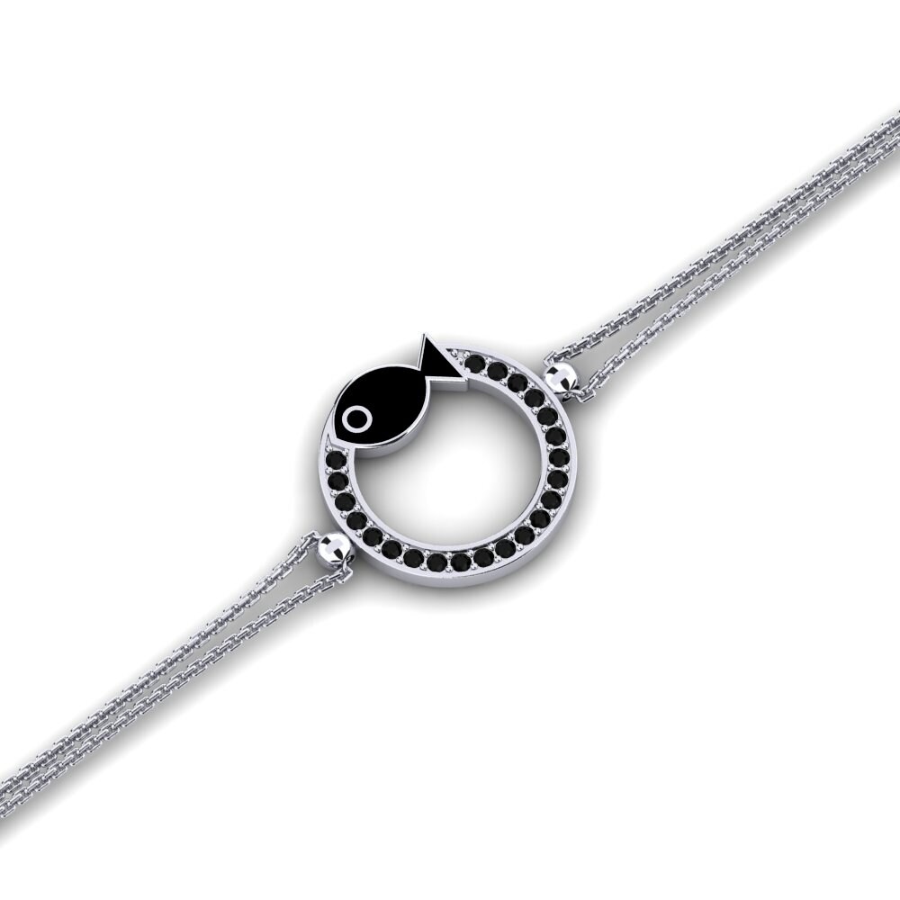 Black Sapphire Women's Bracelet Briansore