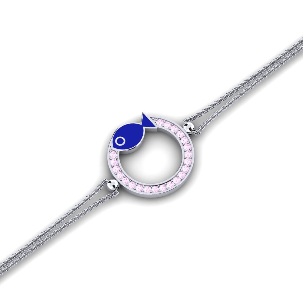 Pink Sapphire Women's Bracelet Briansore