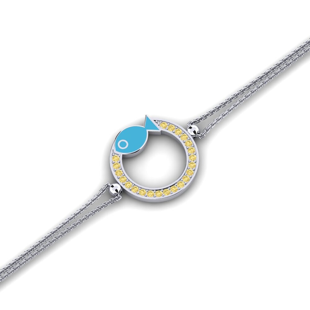 Yellow Diamond Women's Bracelet Briansore
