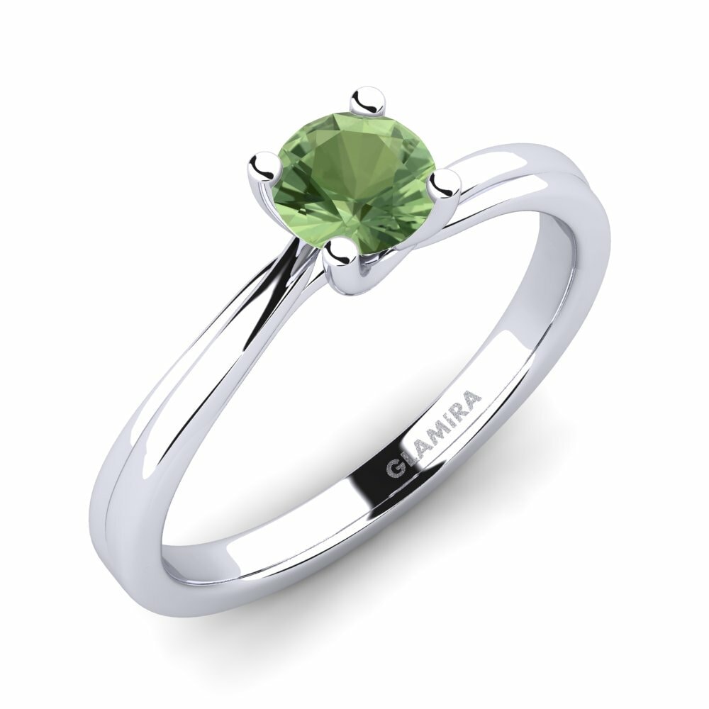 Green Sapphire Engagement Ring Bridal Choice