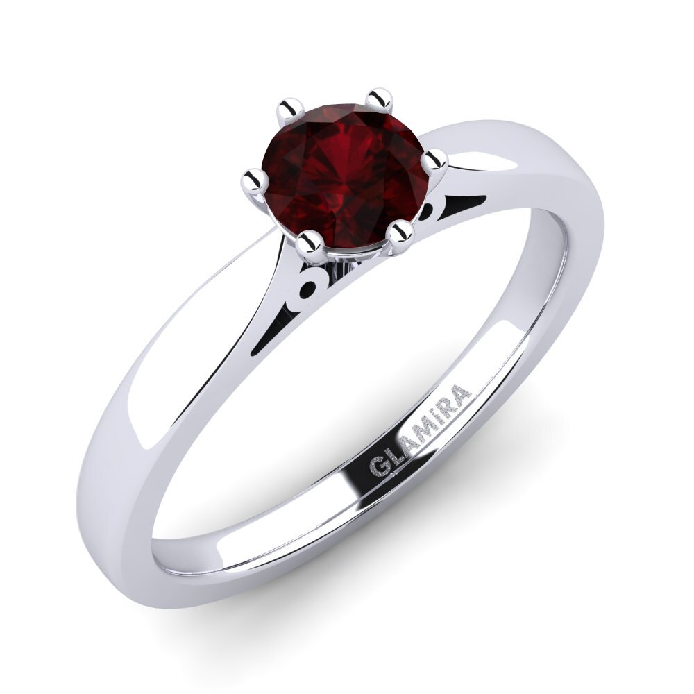 Garnet Engagement Ring Bridal Glory