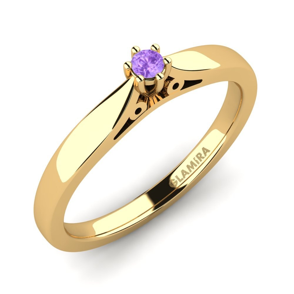 Amatista Anillo de compromiso Bridal Glory 0.05crt