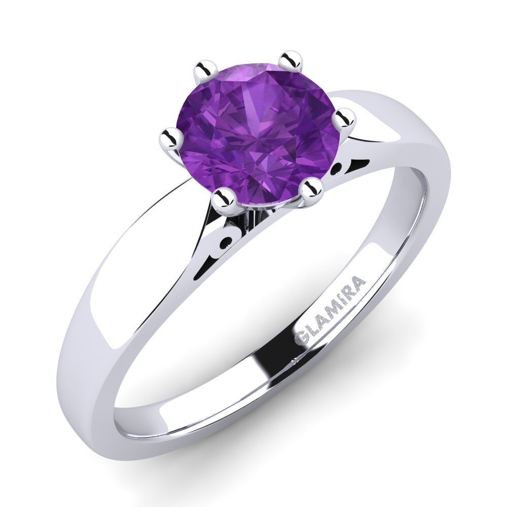 Amatista Anillo de compromiso Bridal Glory 1.0crt