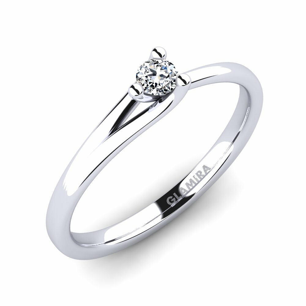 Zirkoon Verlovingsring Bridal Heart 0.1crt