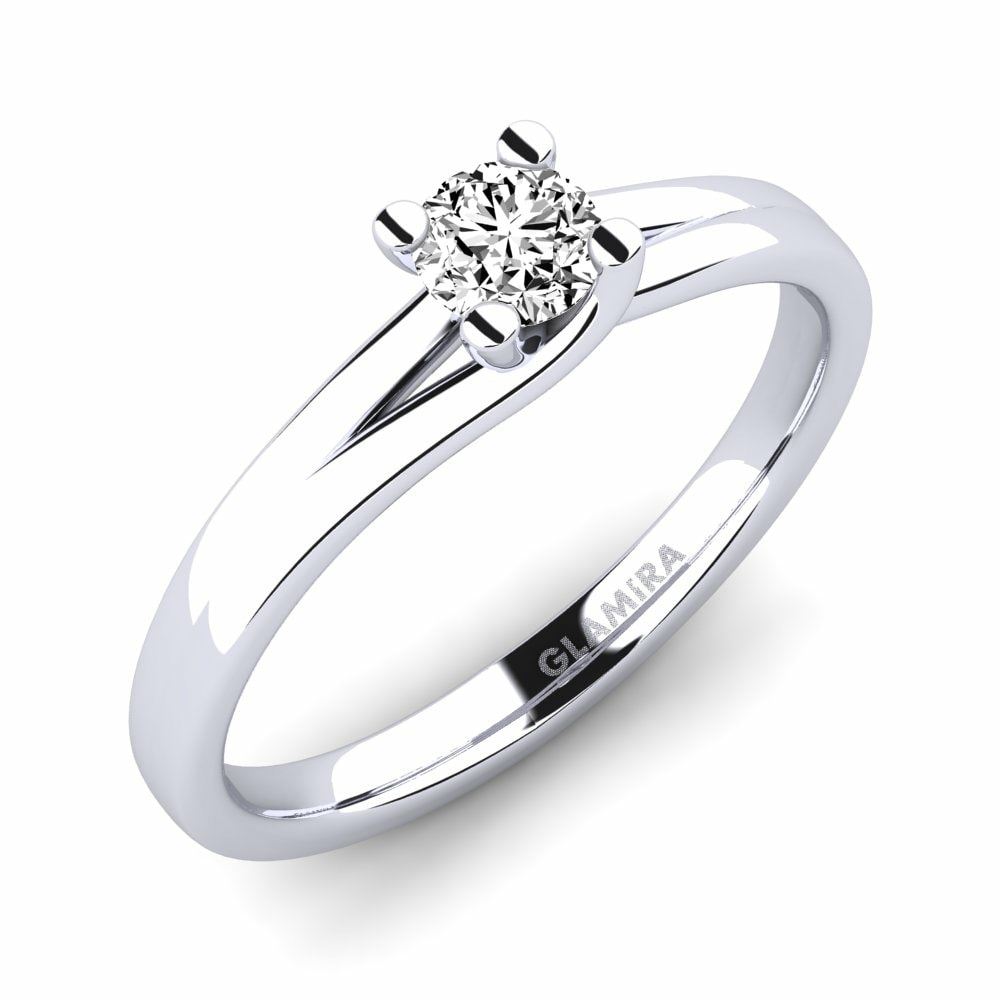 0.25 Carat Moissanite Engagement Ring Bridal Heaven