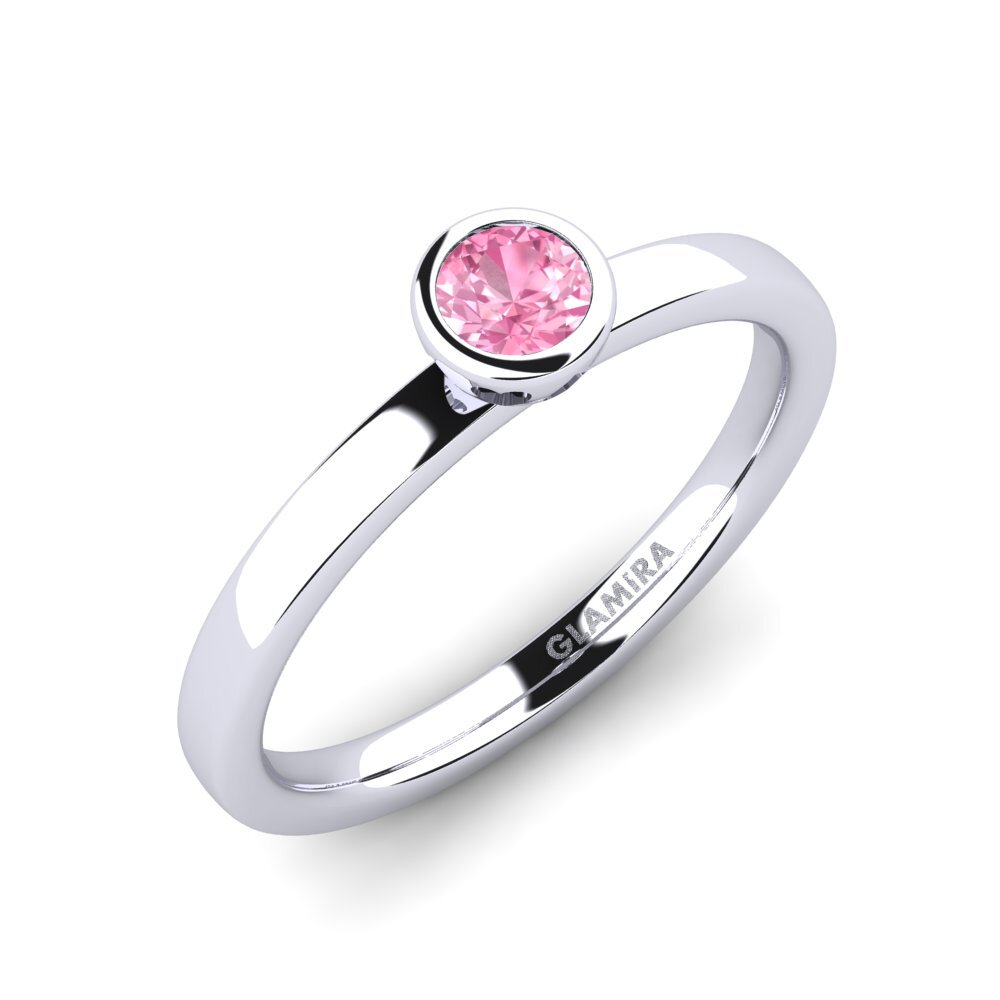Pink Sapphire Engagement Ring Bridal Passion 0.25 crt