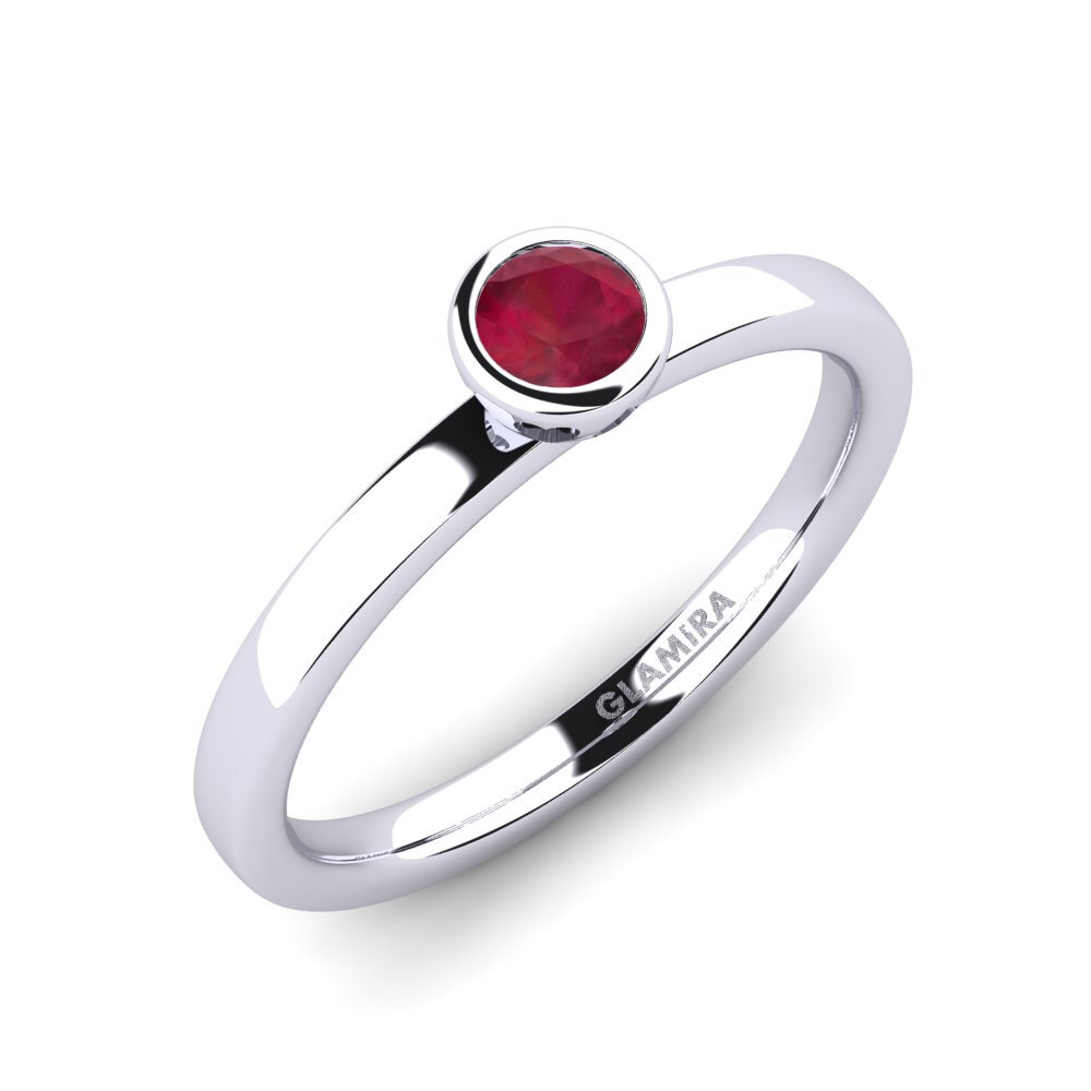 Ruby Engagement Ring Bridal Passion 0.25 crt