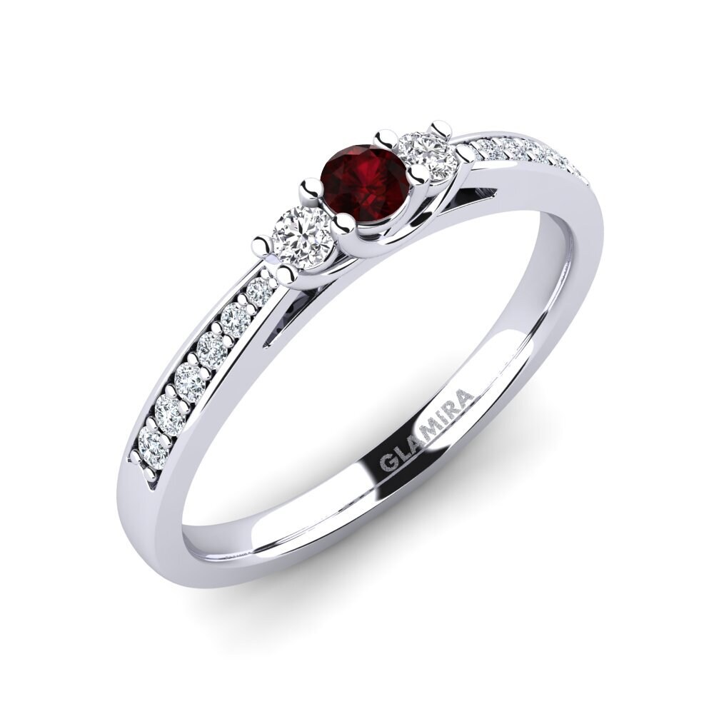 Garnet Engagement Ring Brielle