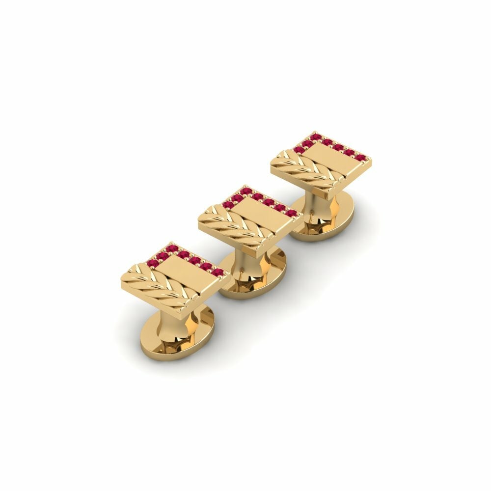 Ruby Tuxedo 3 Studs Brieuc