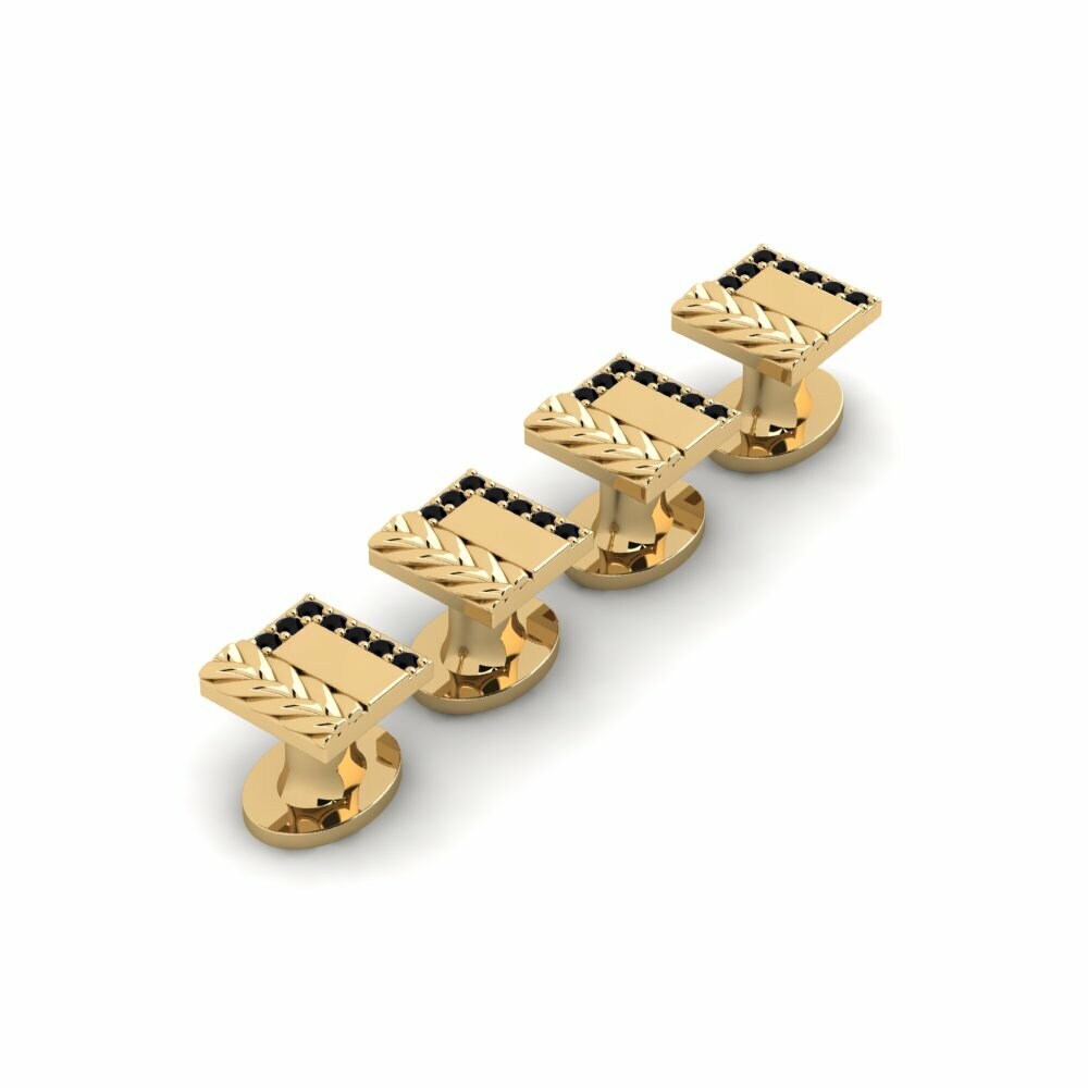 Black Diamond Tuxedo 4 Studs Brieuc
