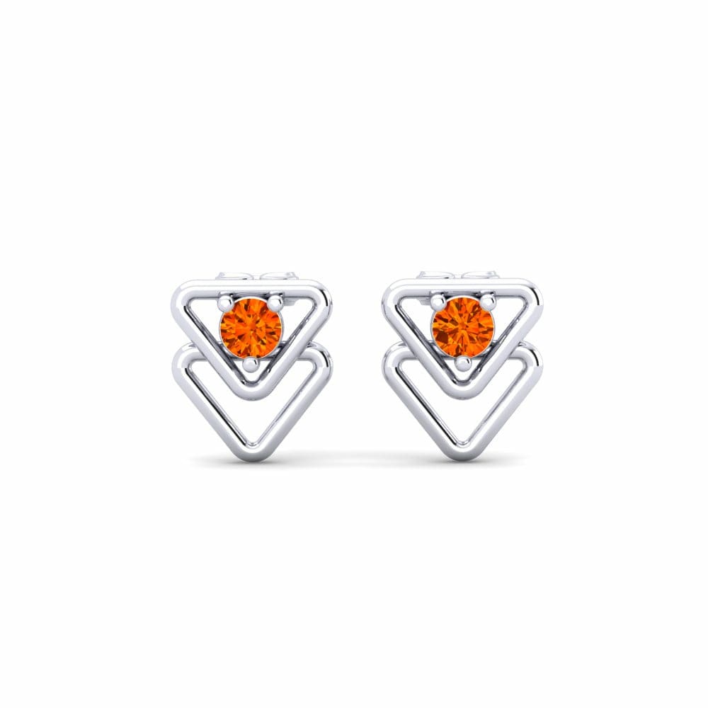 Orange Sapphire Women's Earring Brigade