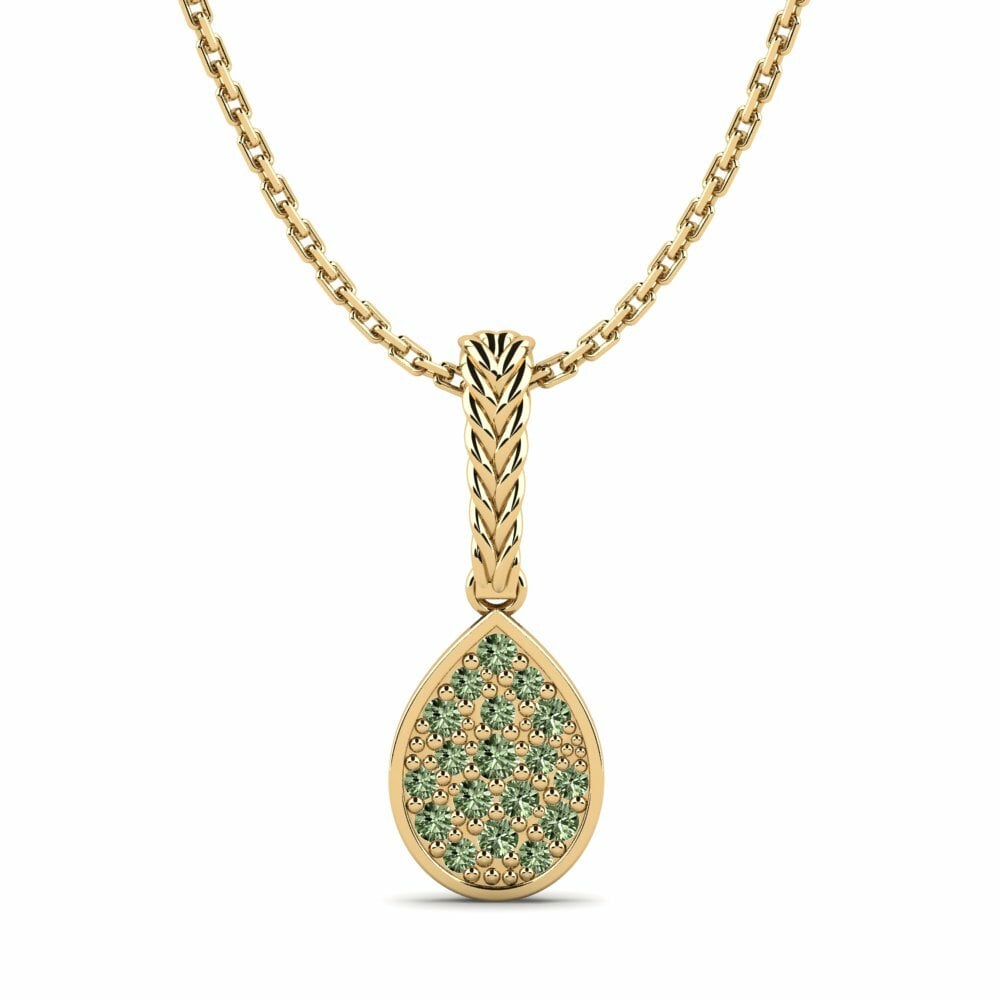 Colgante de Mujer Bringabout Diamante Verde