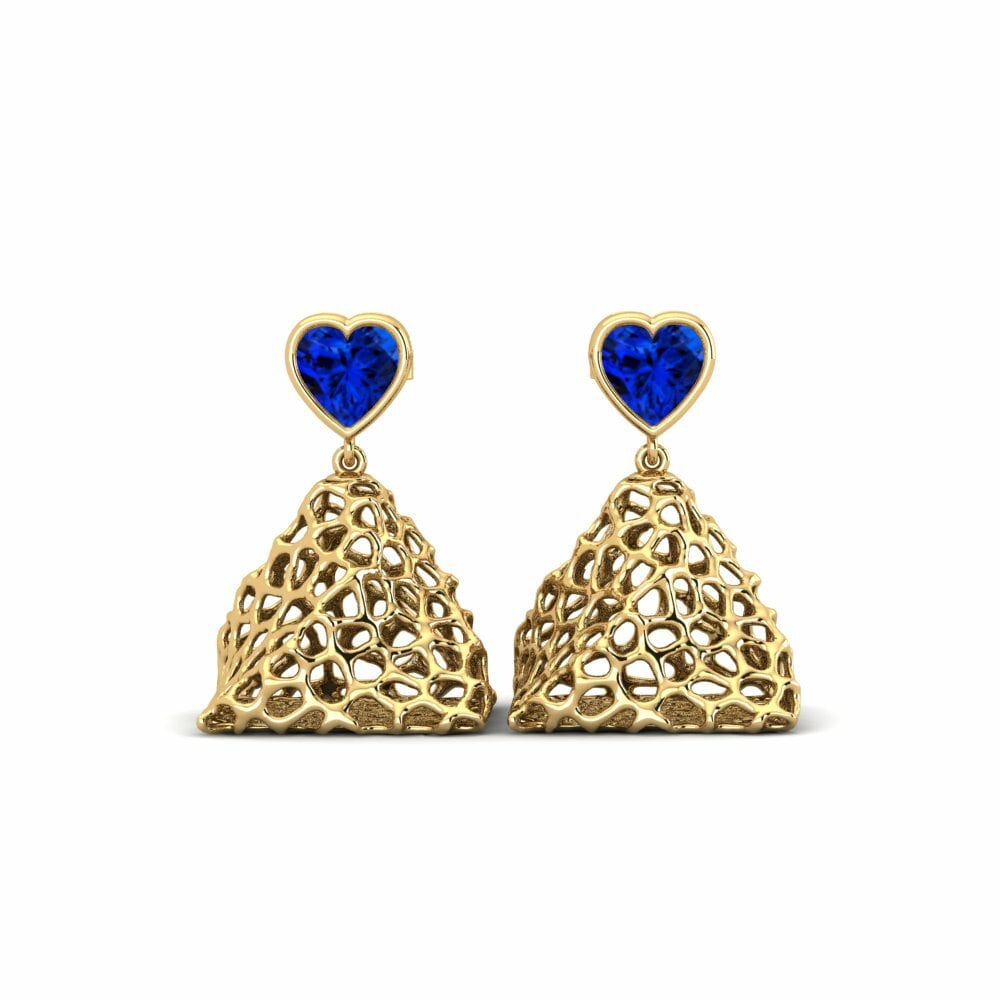 Sapphire (Lab Created) Earring Brisk