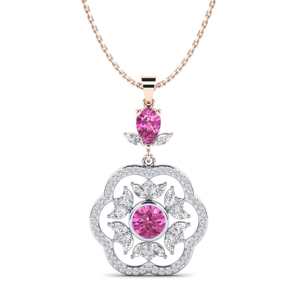 Pink Topaz Women's Pendant Brittney